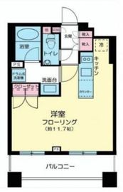 クオリア神南フラッツ 12階 間取り図