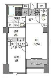 パークホームズ市谷薬王寺セントガレリア 6階 間取り図