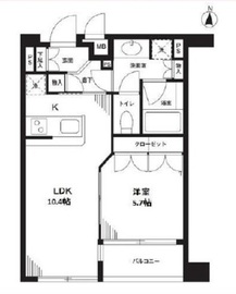 オーキッドレジデンス神楽坂 303 間取り図