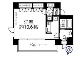 アゼリアテラス新宿 4階 間取り図