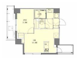 清澄白河レジデンス伍番館 401 間取り図