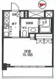 カスタリア門前仲町2 802 間取り図