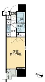 パトリア九段下 601 間取り図