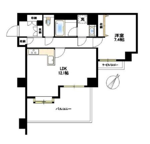 渋谷神山町レジデンス 5階 間取り図