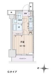 エスティメゾン錦糸町2 612 間取り図