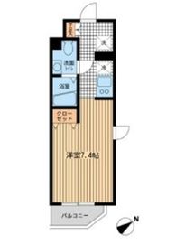 モノトーノ門前仲町 104 間取り図