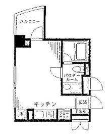 ホワイトヒルズ白金 703 間取り図