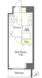 Dimus勝どき 217 間取り図