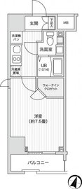 レジディア笹塚2 801 間取り図