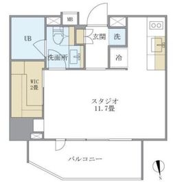 アパートメンツタワー六本木 201 間取り図