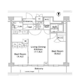 コンフォリア駒場 304 間取り図