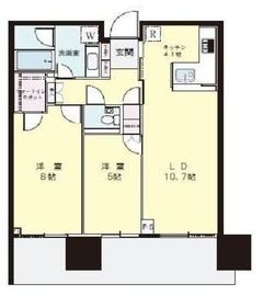 二子玉川ライズタワー 24階 間取り図