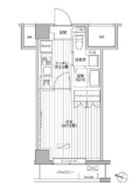 ヒューリック世田谷 202 間取り図