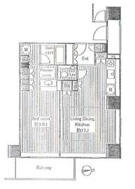 アクシア麻布 14階 間取り図