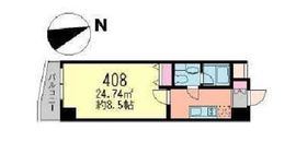 ラフィーヌ駒場クラシック 408 間取り図