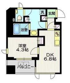 アトラス恵比寿 3階 間取り図