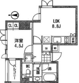 アーデン木場 402 間取り図