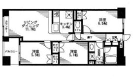 レジディア日本橋馬喰町 805 間取り図