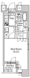 プライムアーバン池袋 1204 間取り図