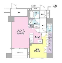 ブランズ明石町 8階 間取り図