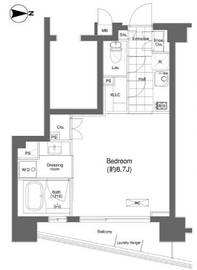 プライムアーバン目黒大橋ヒルズ 514 間取り図