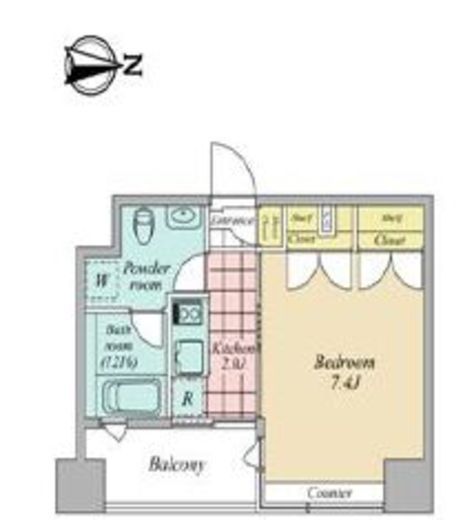 OZIO大手町 304 間取り図