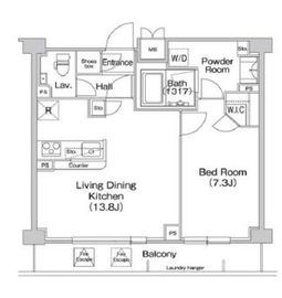 コンフォリア駒場 315 間取り図