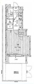 パレステュディオ中目黒 2階 間取り図