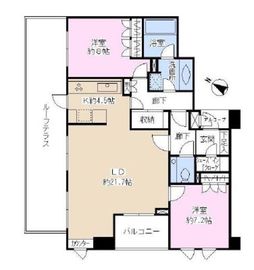 市谷逢坂テラス 4階 間取り図