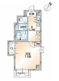 ブレアハウス 302 間取り図