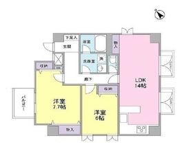 ブレアハウス 601 間取り図