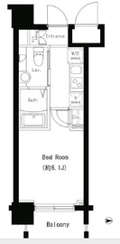 パークキューブ大井町 1404 間取り図