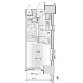 エステムプラザ品川大崎駅前レジデンシャル 603 間取り図