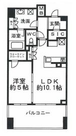 クレヴィア東京八丁堀湊ザ・レジデンス 2階 間取り図