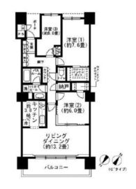 シティタワー品川 14階 間取り図