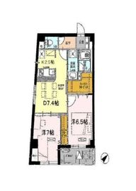 フォレンツタワー文京千石 301 間取り図