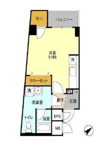 フォレンツタワー文京千石 312 間取り図