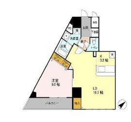 フォレンツタワー文京千石 1301 間取り図