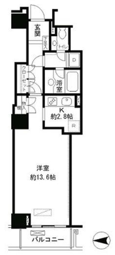 恵比寿ガーデンテラス弐番館 718 間取り図