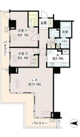 恵比寿ガーデンテラス弐番館 1120 間取り図