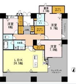 ロイヤルパークスシーサー南千住 1007 間取り図