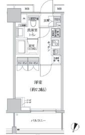 パークハビオ渋谷本町レジデンス 302 間取り図