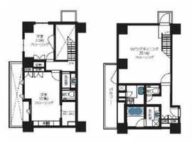 アクシア麻布 3階 間取り図