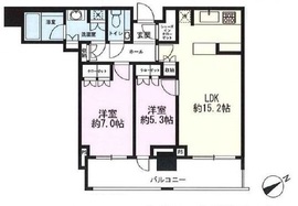 パークコート六本木ヒルトップ 13階 間取り図