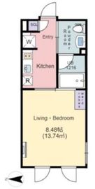 リトルズラピス弥生町 105 間取り図