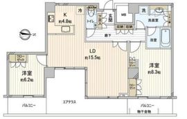 イーストコモンズ清澄白河セントラルタワー 33階 間取り図