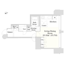 ラ・トゥール千代田 2301 間取り図