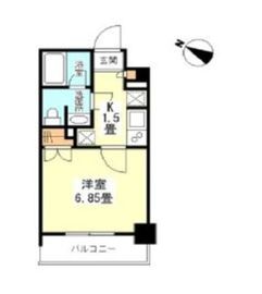 コスモリード目黒学芸大学イースト 310 間取り図
