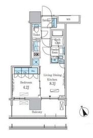 パークアクシス浅草・田原町 707 間取り図