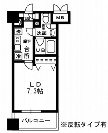 レジディア四谷三丁目 309 間取り図